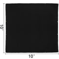 Welding Blanket 10x10ft Black Fiberglass Fire Retardant Mat