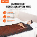 Far Infrared Sauna Blanket 1800x800mm Carbon Fiber 1-6 Level Temp