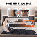 Far Infrared Sauna Blanket 1800x800mm Carbon Fiber 1-6 Level Temp