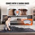 VEVOR Sauna Blanket Far Infrared 1900x900mm Carbon Fiber Heating 35-80°C