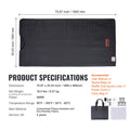 Far Infrared Sauna Blanket 1800x800mm 1-60min Timer 35-85°C