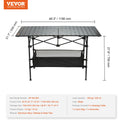 Folding Camping Table 24x16 Portable Aluminum Beach Picnic