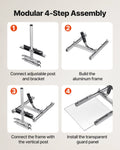 Chainsaw Mill Portable Sawmill 41-51cm Lumber Milling Guide Kit