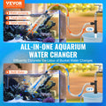 Aquarium Vacuum Gravel Cleaner 50ft Hose Fish Tank Siphon