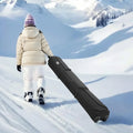 Ski Roller Bag 190cm Padded Snowboard Wheels Travel Black