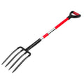 Garden Fork 4 Tine Fiberglass Handle 45in Heavy Duty Spading