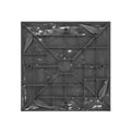 Garden Stepping Stones 4pc 39.5cm Grey Plastic Weather-Resistant Patio