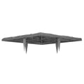 Garden Stepping Stones 4pc 39.5cm Grey Plastic Weather-Resistant Patio