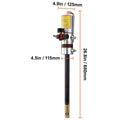 Grease Pump, 50:1 Pressure Ratio Air Operated Grease Pump with 3.88 m High Pressure Hose and Grease Gun, Pneumatic Grease Pump, Portable Lubrication Grease Pump with 360° Swivel Grease Gun Head