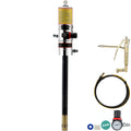 Grease Pump, 50:1 Pressure Ratio Air Operated Grease Pump with 3.88 m High Pressure Hose and Grease Gun, Pneumatic Grease Pump, Portable Lubrication Grease Pump with 360° Swivel Grease Gun Head