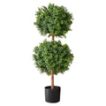 Artificial Topiary Boxwood Double Ball 914mm 2 Set Fake Plant