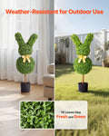 Artificial Topiary Bunny Boxwood Ball 914mm 2 Set Faux Plant