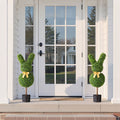 Artificial Topiary Bunny Boxwood Ball 914mm 2 Set Faux Plant