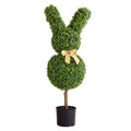 Artificial Topiary Bunny Boxwood Ball 914mm 2 Set Faux Plant