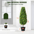 2x 91.4cm Artificial Boxwood Topiary Tree UV Resistant Indoor Outdoor
