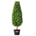 2x 91.4cm Artificial Boxwood Topiary Tree UV Resistant Indoor Outdoor