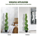 Boxwood Topiary Trees 10cm Tall 2pc Faux Plant Indoor Outdoor Decor