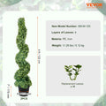 Boxwood Topiary Trees 10cm Tall 2pc Faux Plant Indoor Outdoor Decor