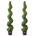 2 Pack 152.4cm Artificial Boxwood Topiary Tree Faux Plant UV Indoor Outdoor