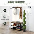 2 Pack 152.4cm Artificial Boxwood Topiary Tree Faux Plant UV Indoor Outdoor