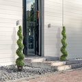 2 Pack 152.4cm Artificial Boxwood Topiary Tree Faux Plant UV Indoor Outdoor