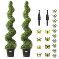 2 Pack 152.4cm Artificial Boxwood Topiary Tree Faux Plant UV Indoor Outdoor