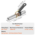 Grease Gun Coupler 10000 PSI Quick Release High Pressure Oil