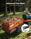 Garden Utility Trailer 28 Cu Ft 800kg Steel Dump ATV UTV Tow