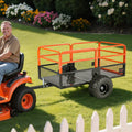 Garden Utility Trailer 28 Cu Ft 800kg Steel Dump ATV UTV Tow