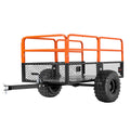 Garden Utility Trailer 28 Cu Ft 800kg Steel Dump ATV UTV Tow