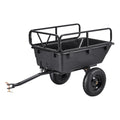 Garden Utility Trailer 10 Cu Ft 227kg ATV UTV Poly Dump Cart 16