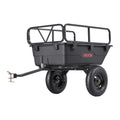 Garden Utility Trailer 10 Cu Ft 227kg ATV UTV Poly Dump Cart 16