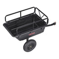 Garden Utility Trailer 10 Cu Ft 227kg ATV UTV Poly Dump Cart 16