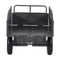 Garden Utility Trailer, 10 Cu. Ft & 227 kg Capacity, ATV UTV Hauling Trailer, Tow Behind Steel Dump Cart with 14