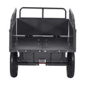 Garden Utility Trailer, 10 Cu. Ft & 227 kg Capacity, ATV UTV Hauling Trailer, Tow Behind Steel Dump Cart with 14