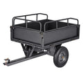 Garden Utility Trailer 10 Cu Ft 227kg Capacity Steel Dump Cart