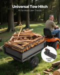 Garden Utility Trailer 10 Cu Ft 227kg Capacity Steel Dump Cart