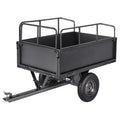 Garden Utility Trailer 17 Cu Ft 272kg Steel Dump Cart 16