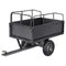 Garden Utility Trailer 17 Cu Ft 272kg Steel Dump Cart 16
