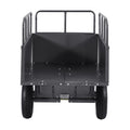 Garden Utility Trailer 17 Cu Ft 272kg Steel Dump Cart 16