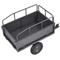 Garden Utility Trailer 17 Cu Ft 272kg Steel Dump Cart 16