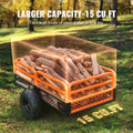 Heavy Duty ATV Dump Trailer 1500kg 15 Cubic Feet 2 Tyre