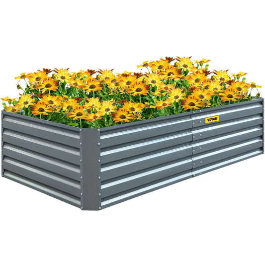 Galvanized Raised Garden Bed 203x102x48cm Metal Planter Box