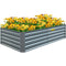 Galvanized Raised Garden Bed 203x102x48cm Metal Planter Box