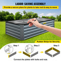 Galvanized Raised Garden Bed 203x102x48cm Metal Planter Box