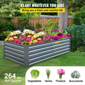 Galvanized Raised Garden Bed 203x102x48cm Metal Planter Box