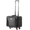 Rolling Makeup Train Case 3 Tier Large Black Waterproof Storage