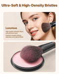 9-Piece Makeup Brush Set Foundation Blending Eyeshadow Wood Handle
