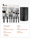 34-Piece Makeup Brush Set Foundation Eyeshadow Blush Concealer Kit