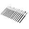 15-Piece Makeup Brush Set for Foundation Blending Eyeshadow, Professional Vegan Brushes with Soft Synthetic Bristles, Ergonomic Wood Handle & Aluminum Ferrule, Portable and Travel-Friendly